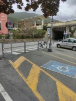 Golfo del Tigullio, Parcheggi accessibili via XX Settembre (ang. Via Italia) - Deiva Marina